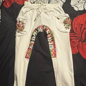 Floral Embellished Skinny Jeans
